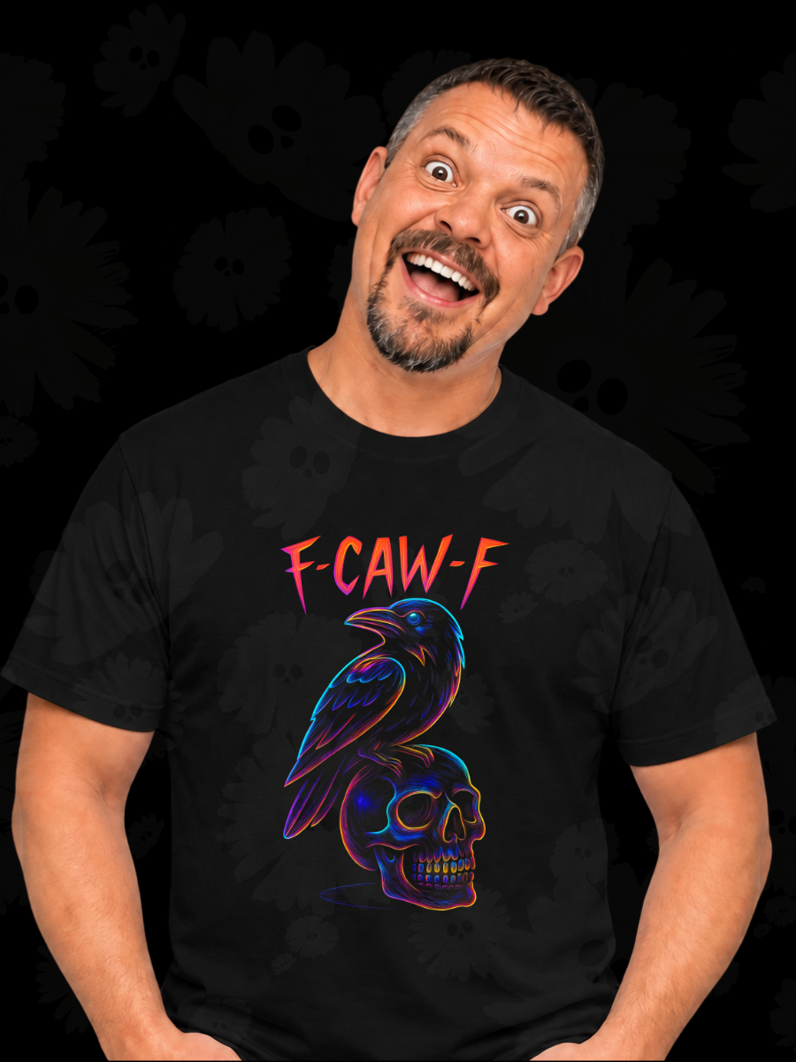 F-CAW-F Raven & Skull Halloween Tee