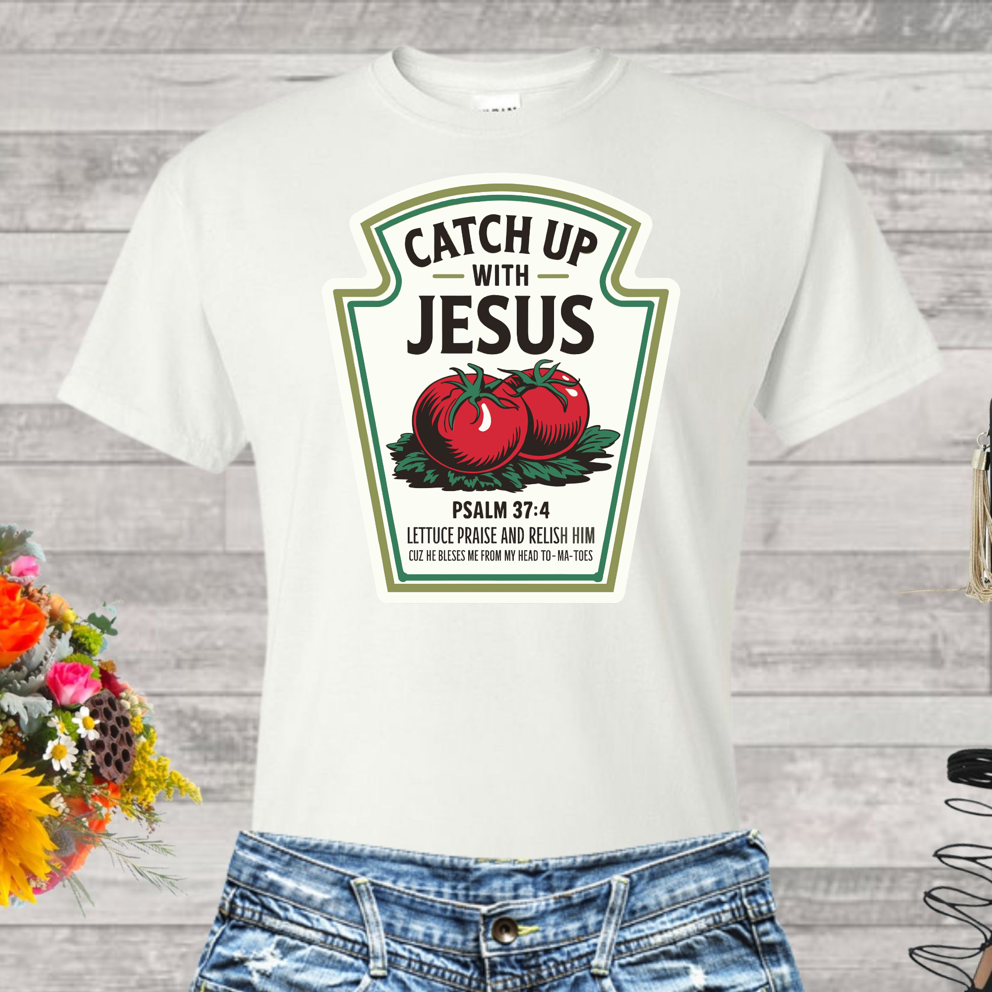 Catch Up With Jesus Tee