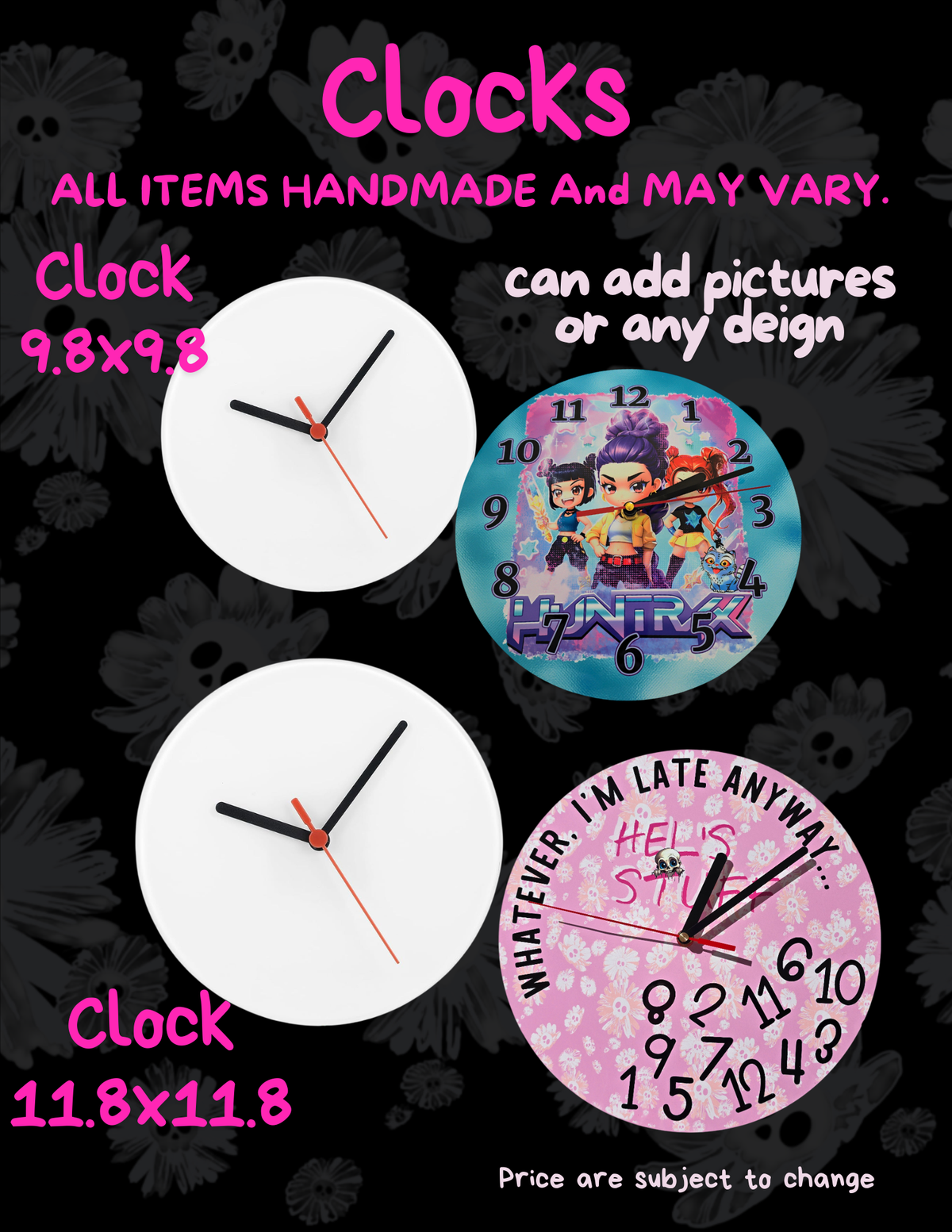 Custom Clock — Any Photo, Any Design, YOUR Way! 🕐