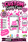 Gimme My Custom Order- MINI ME Sippy Grow Cup