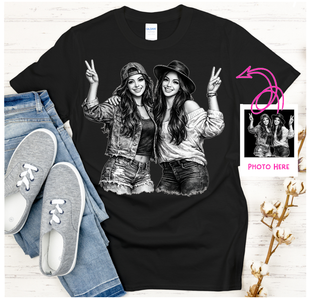 Gimme My Custom BFF Photo Shirt 🩷