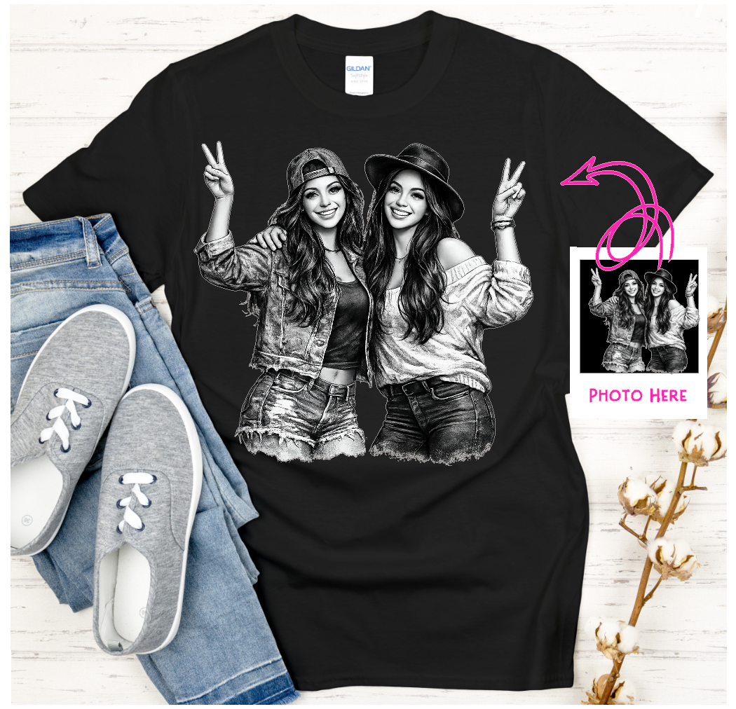 Gimme My Custom BFF Photo Shirt 🩷
