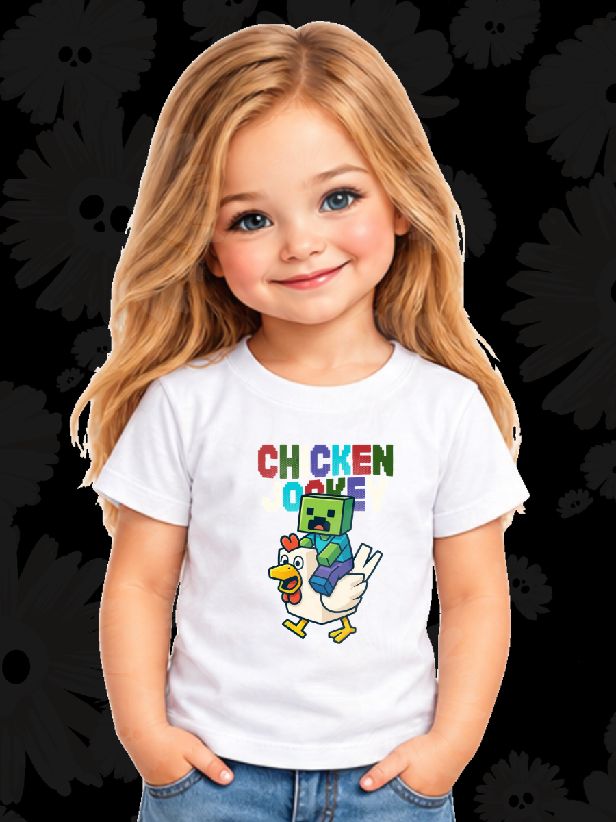 "Chicken Jockey" Kids & Toddler Tee 🎮