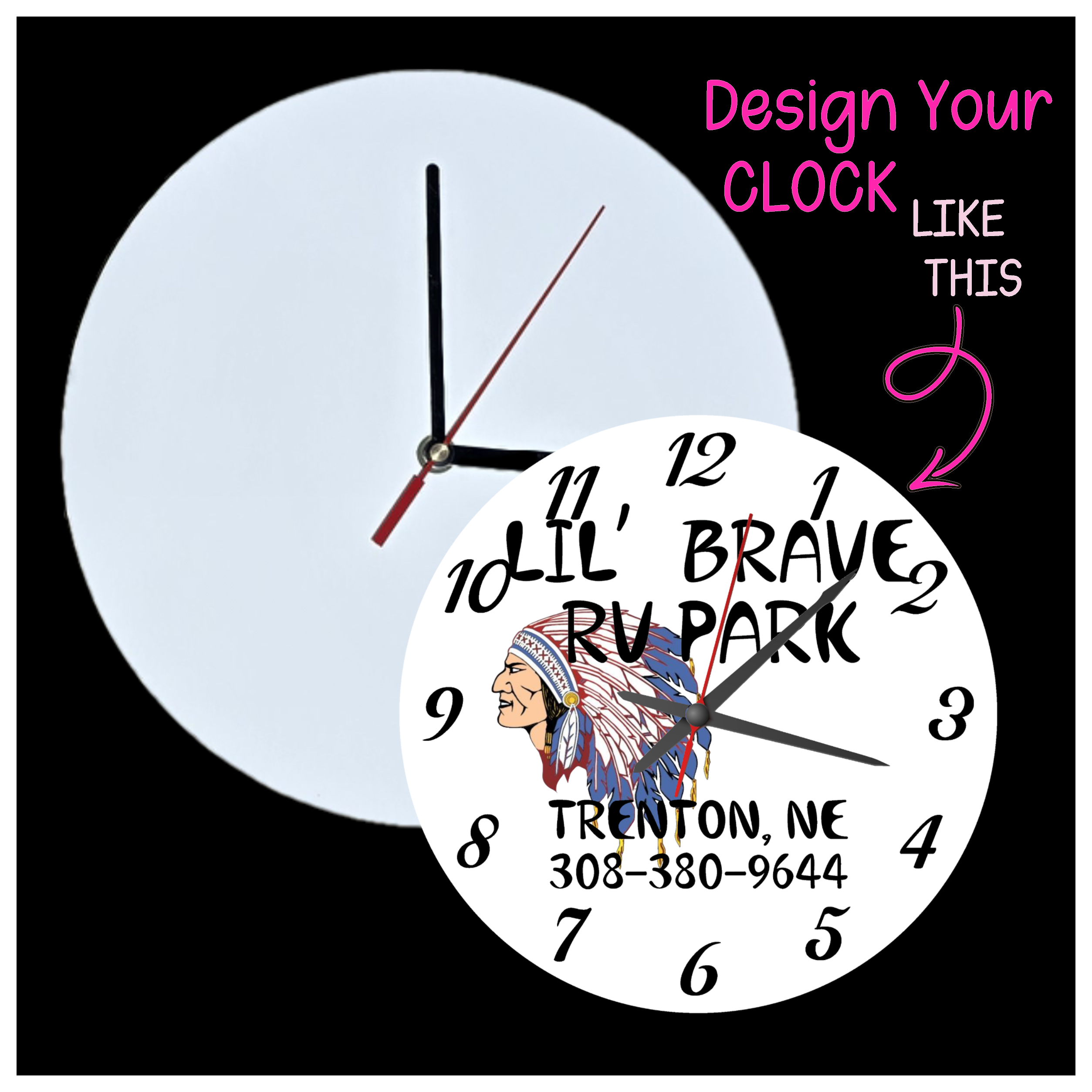 Custom Clock — Any Photo, Any Design, YOUR Way! 🕐